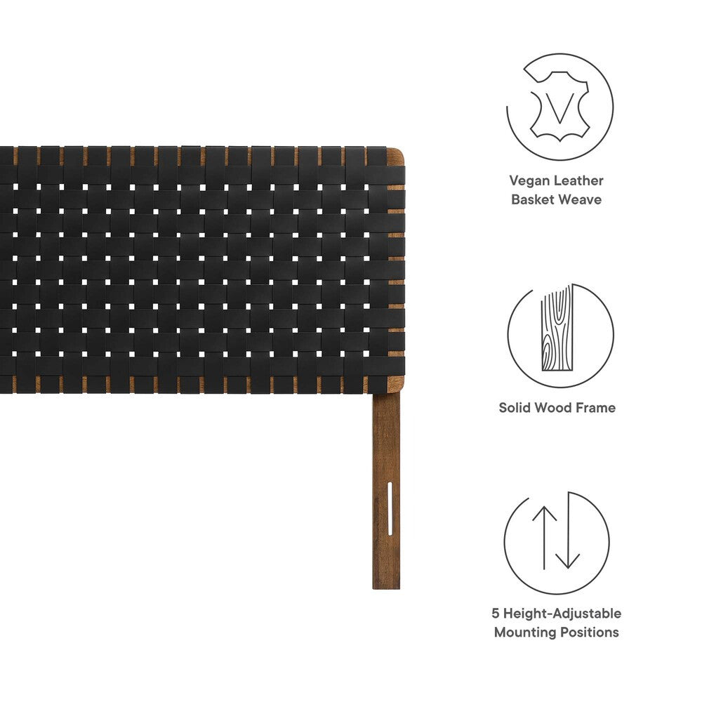 MOD-7127 Sparta Weave Vegan Leather King Headboard by Modway