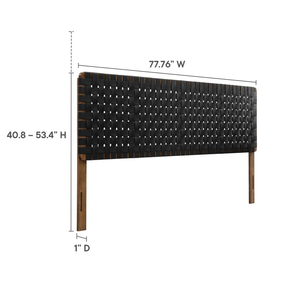 MOD-7127 Sparta Weave Vegan Leather King Headboard by Modway