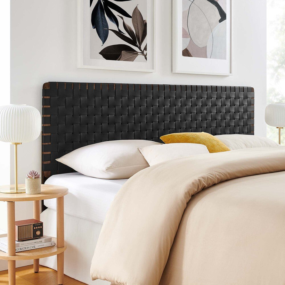 MOD-7127 Sparta Weave Vegan Leather King Headboard by Modway