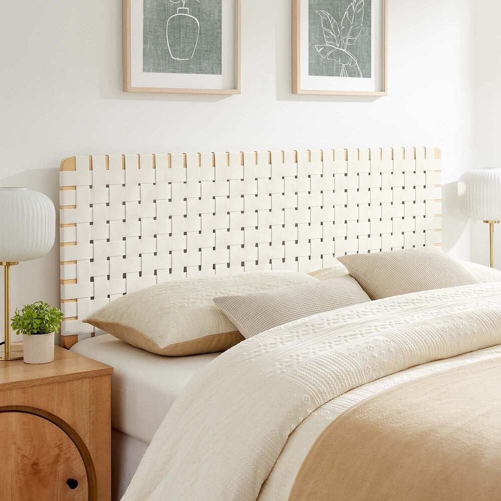 MOD-7125 Sparta Weave Vegan Leather Queen Headboard by Modway
