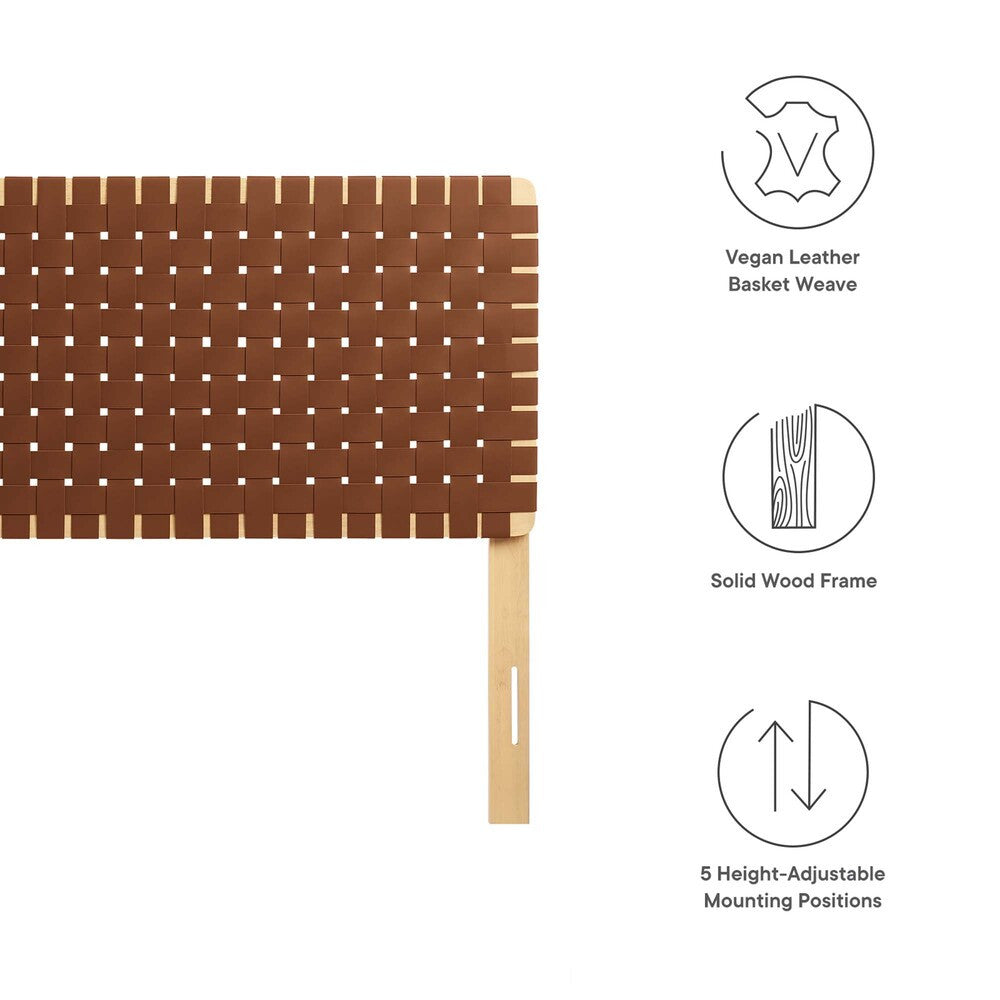 MOD-7125 Sparta Weave Vegan Leather Queen Headboard by Modway