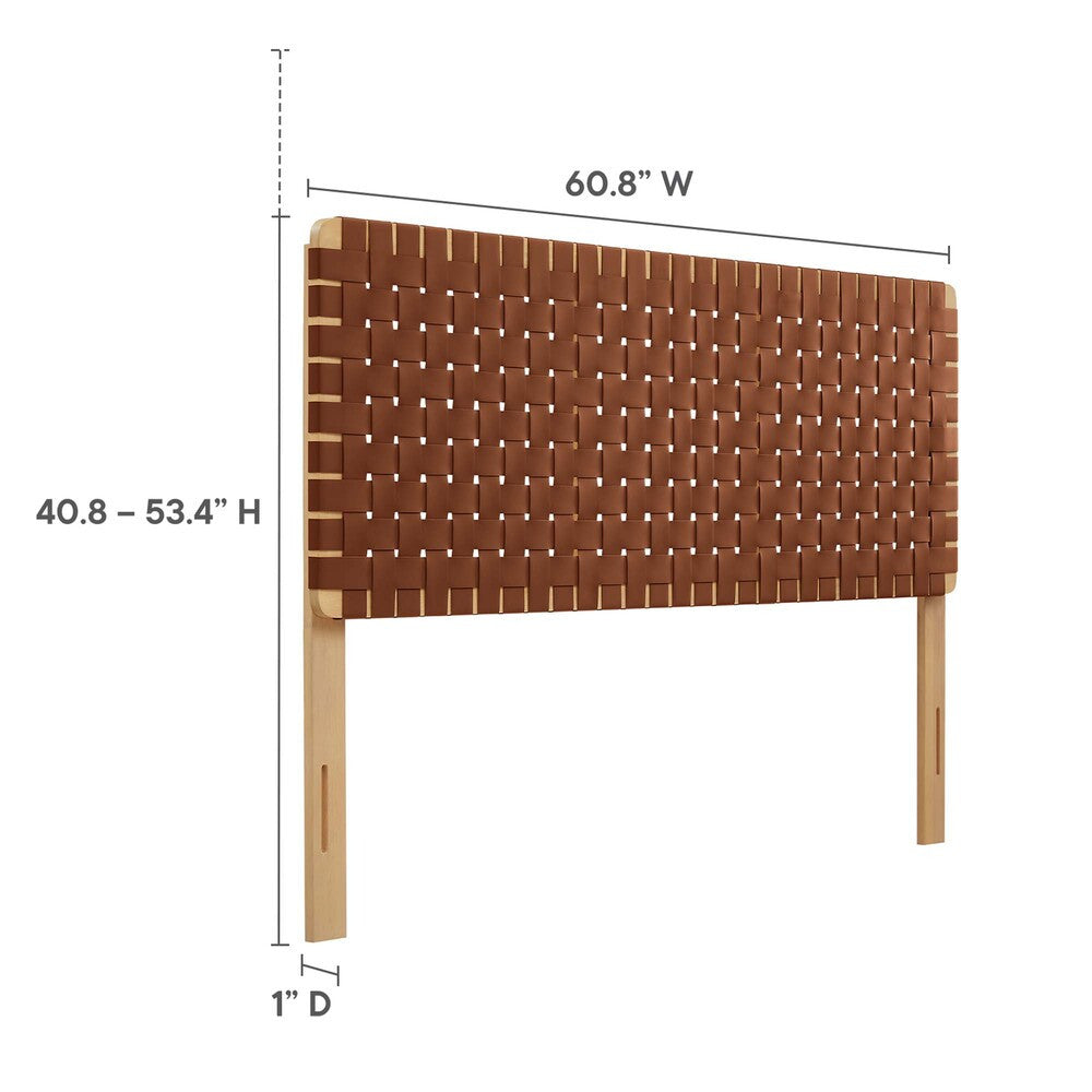 MOD-7125 Sparta Weave Vegan Leather Queen Headboard by Modway