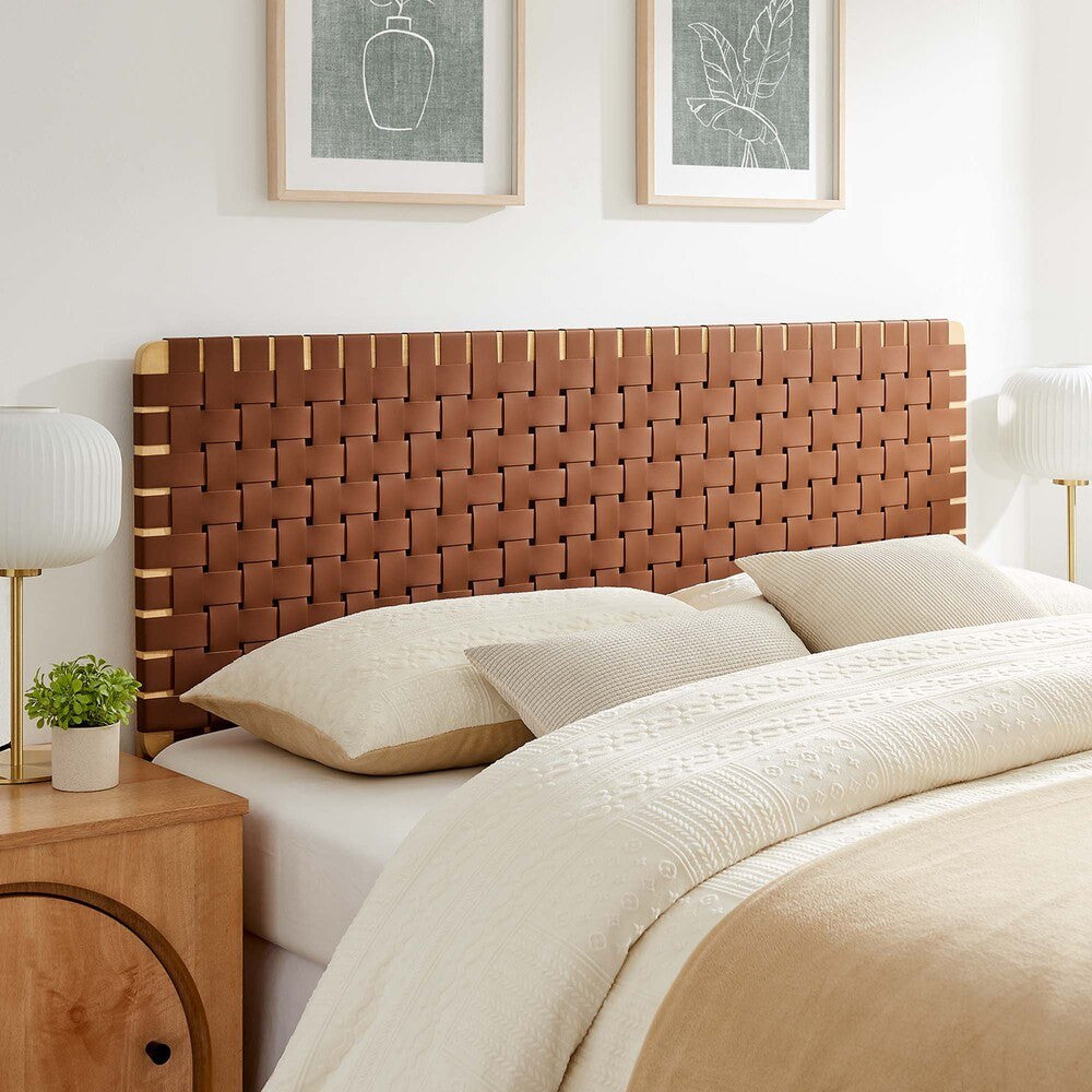 MOD-7125 Sparta Weave Vegan Leather Queen Headboard by Modway