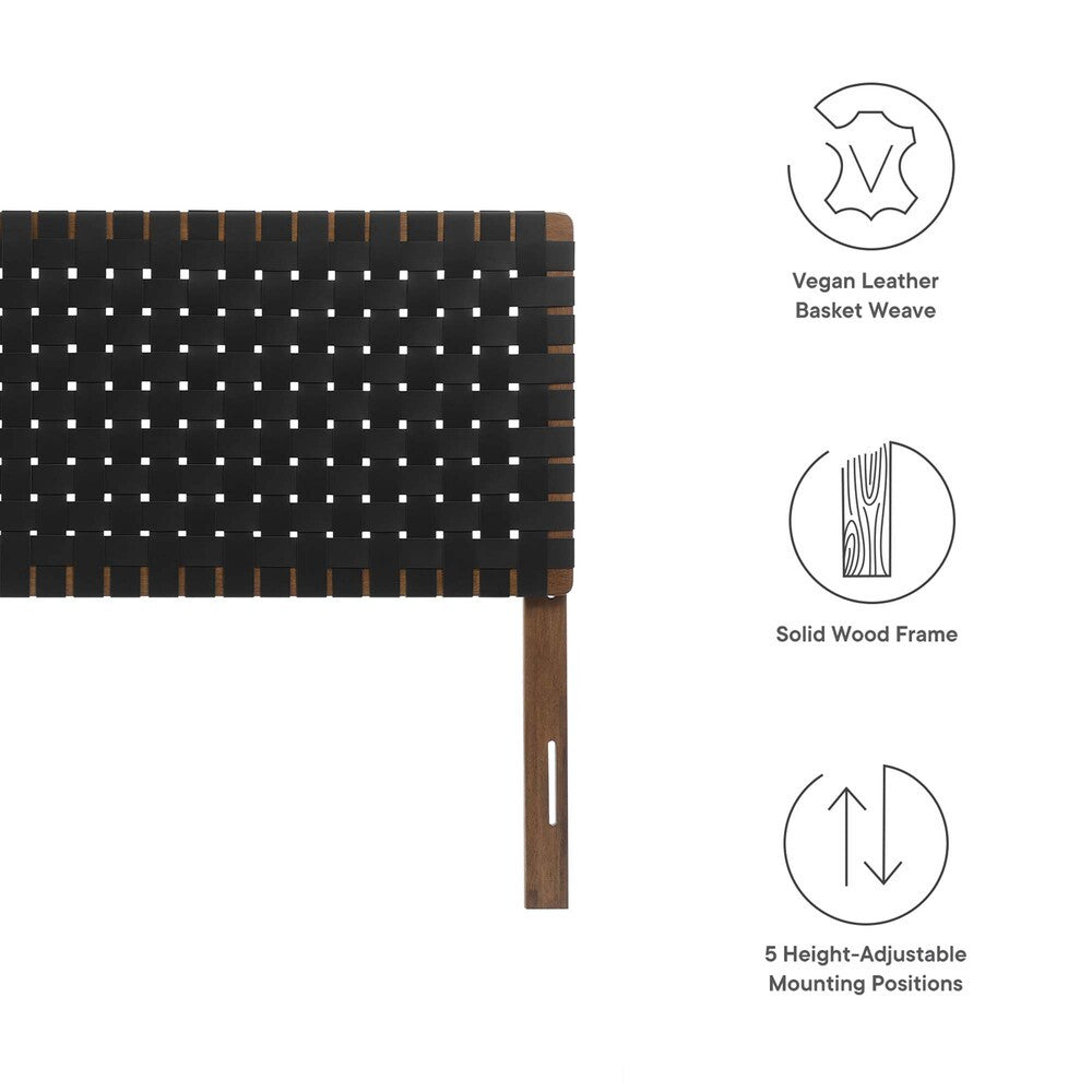 MOD-7125 Sparta Weave Vegan Leather Queen Headboard by Modway