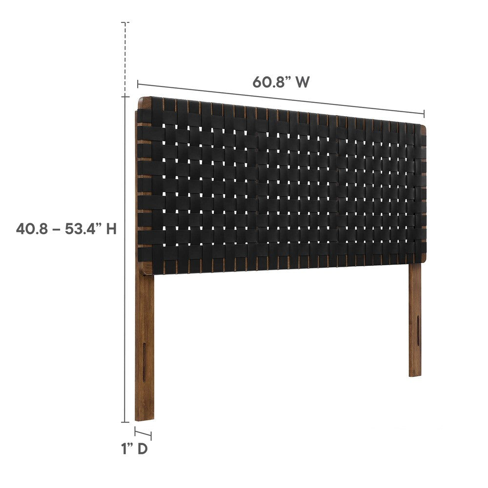 MOD-7125 Sparta Weave Vegan Leather Queen Headboard by Modway