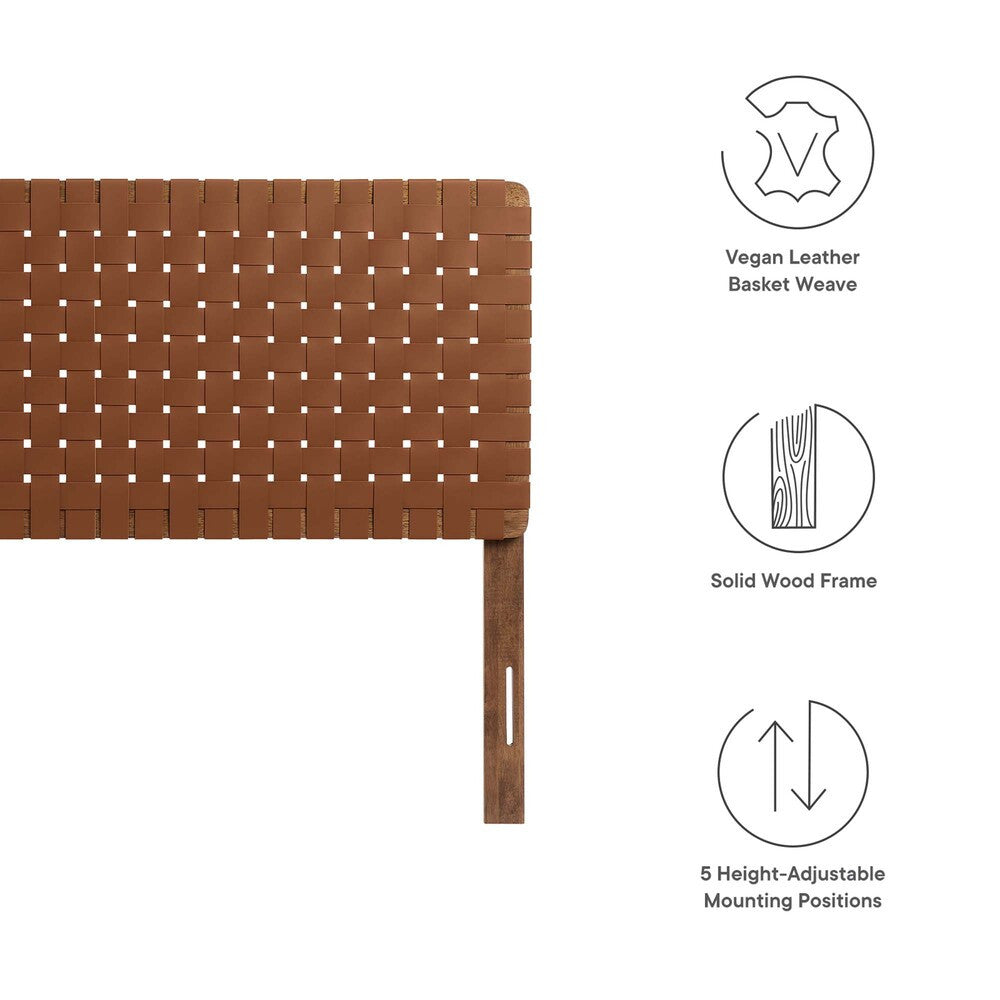 MOD-7125 Sparta Weave Vegan Leather Queen Headboard by Modway