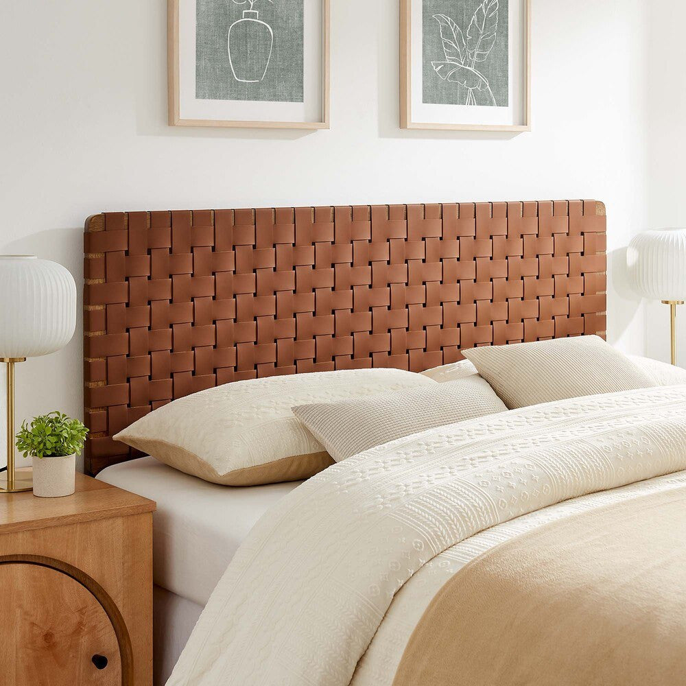 MOD-7125 Sparta Weave Vegan Leather Queen Headboard by Modway