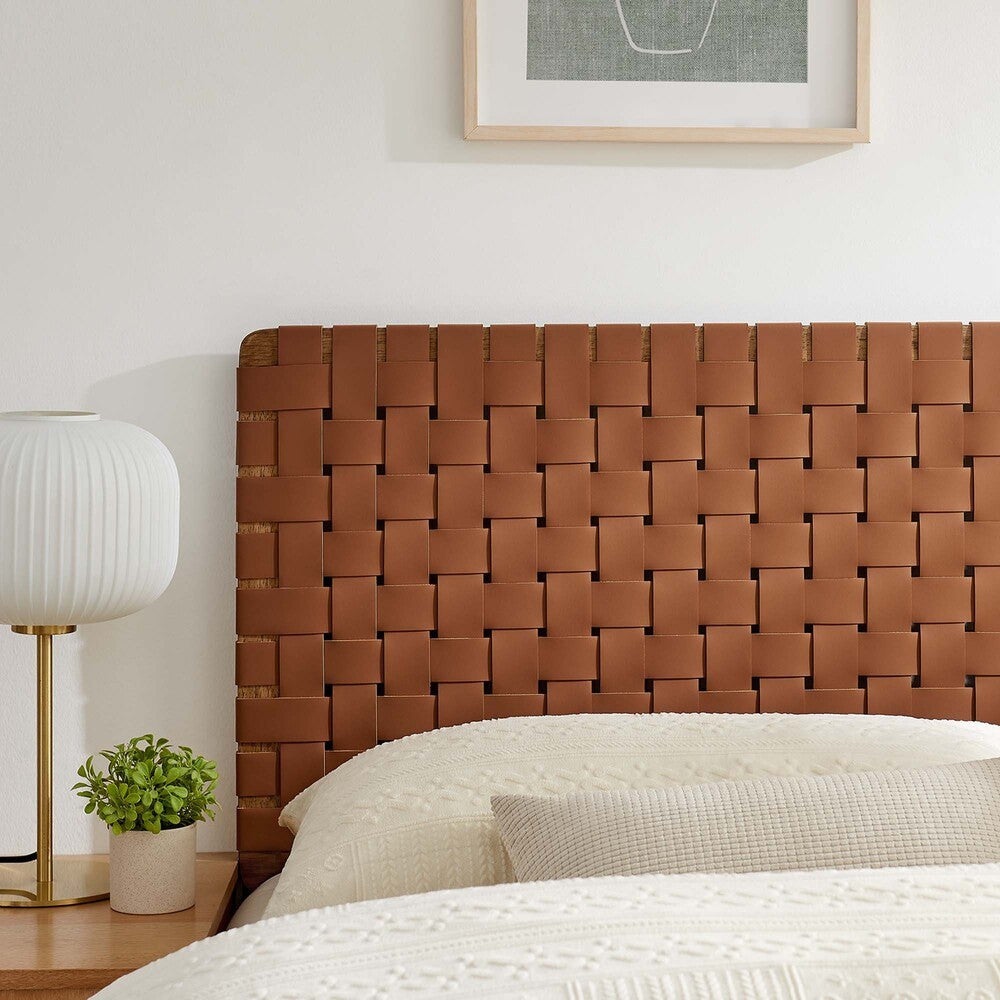 MOD-7125 Sparta Weave Vegan Leather Queen Headboard by Modway