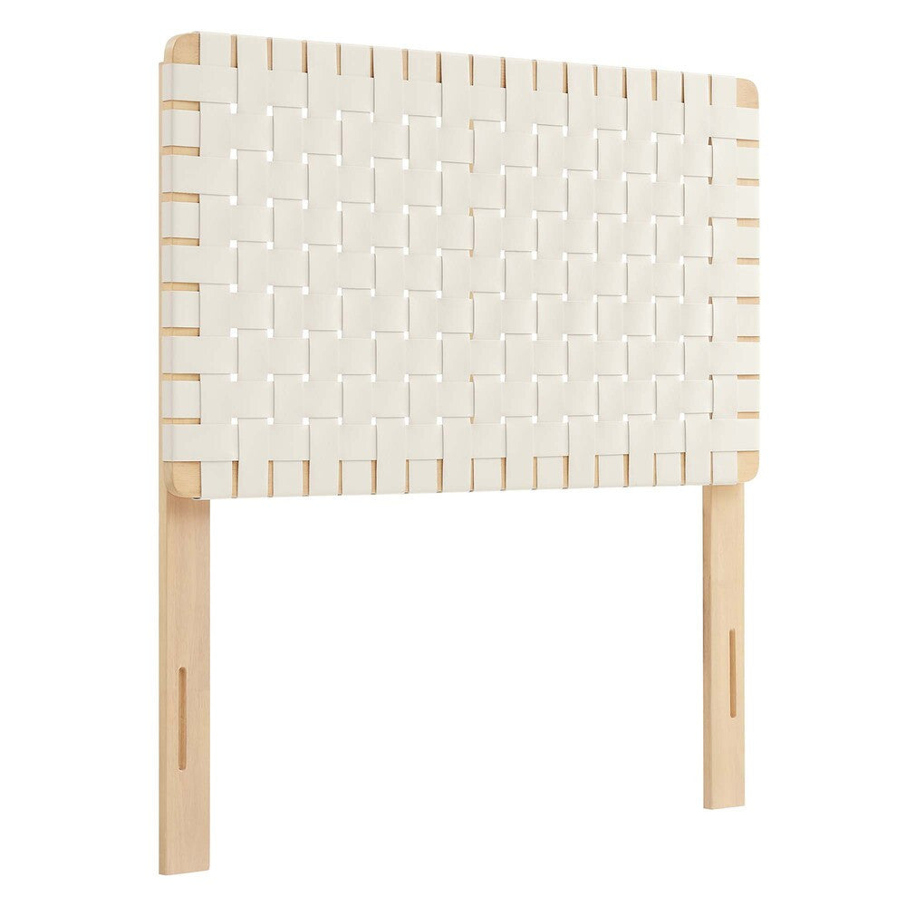 MOD-7121 Sparta Weave Vegan Leather Twin Headboard by Modway
