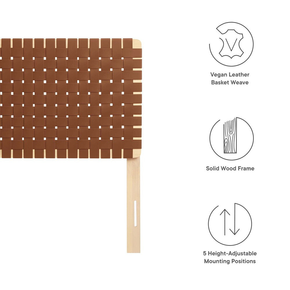 MOD-7121 Sparta Weave Vegan Leather Twin Headboard by Modway