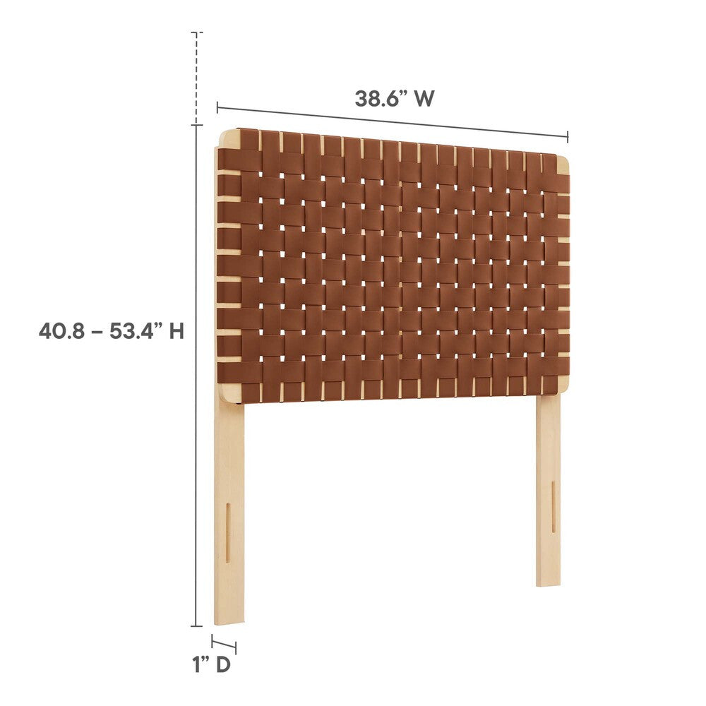 MOD-7121 Sparta Weave Vegan Leather Twin Headboard by Modway