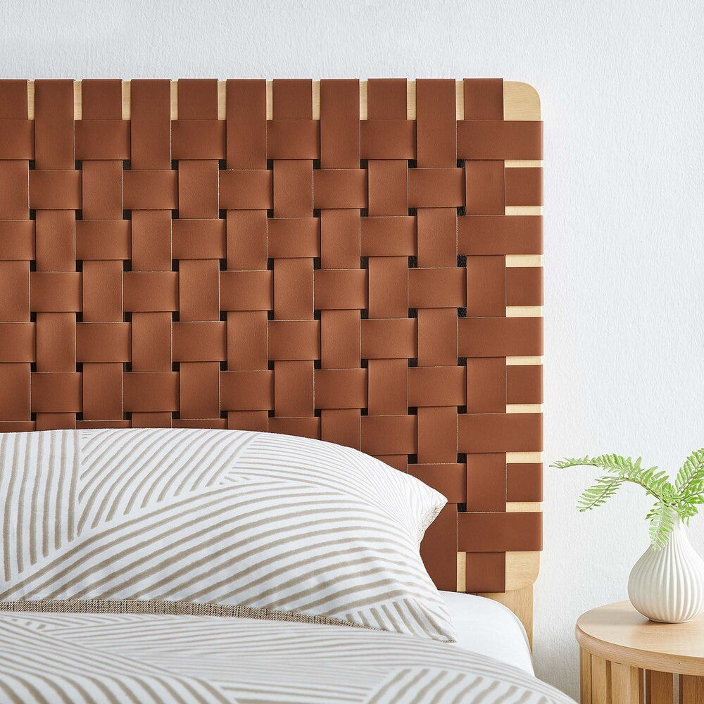 MOD-7121 Sparta Weave Vegan Leather Twin Headboard by Modway