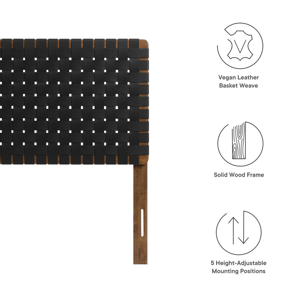 MOD-7121 Sparta Weave Vegan Leather Twin Headboard by Modway