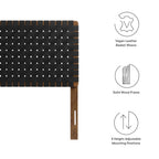 MOD-7121 Sparta Weave Vegan Leather Twin Headboard by Modway