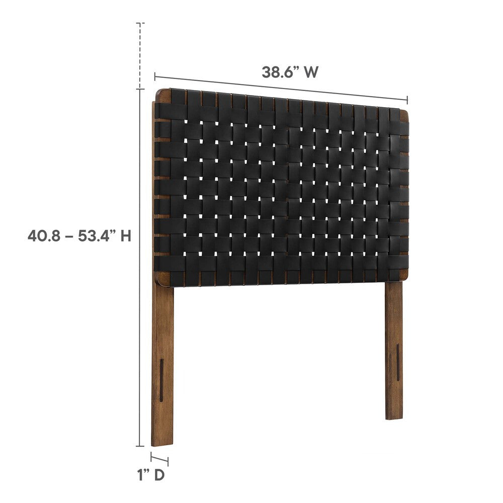 MOD-7121 Sparta Weave Vegan Leather Twin Headboard by Modway