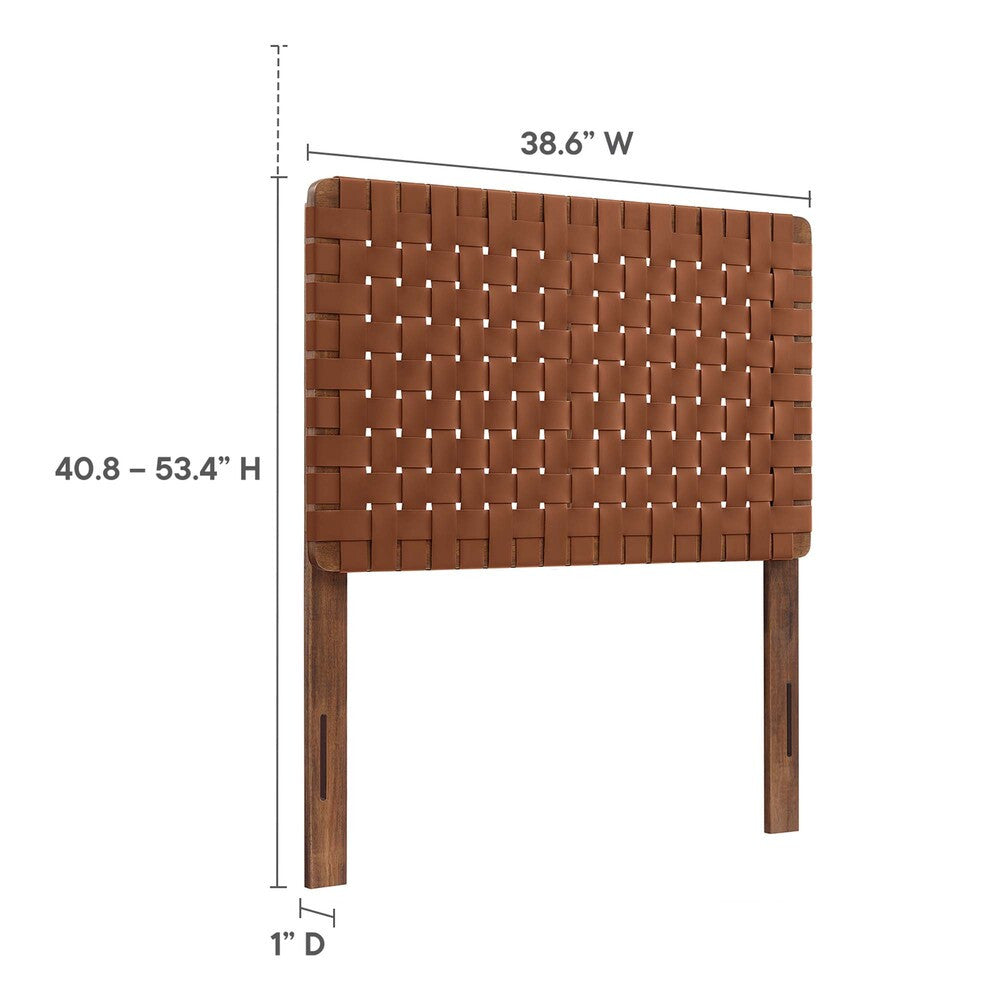 MOD-7121 Sparta Weave Vegan Leather Twin Headboard by Modway