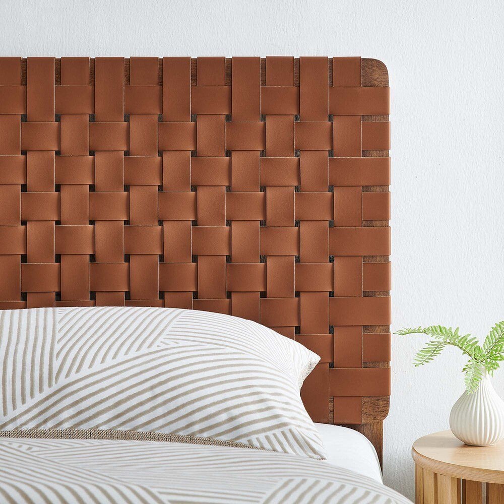 MOD-7121 Sparta Weave Vegan Leather Twin Headboard by Modway