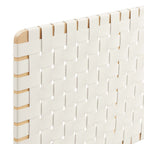 MOD-7126 Sparta Weave Wall-Mount Vegan Leather King Headboard by Modway