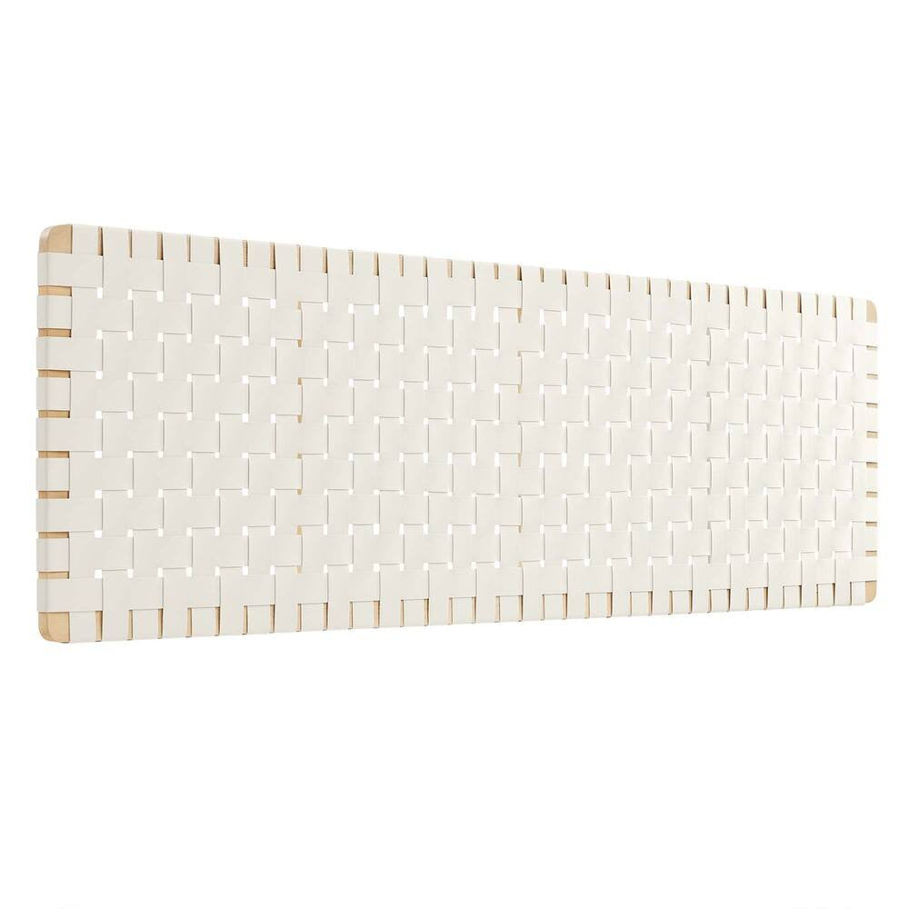 MOD-7126 Sparta Weave Wall-Mount Vegan Leather King Headboard by Modway