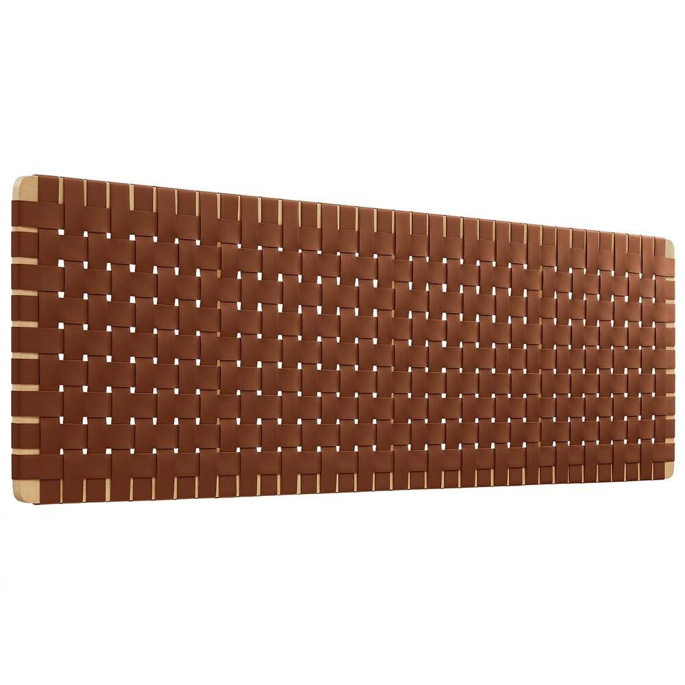 MOD-7126 Sparta Weave Wall-Mount Vegan Leather King Headboard by Modway