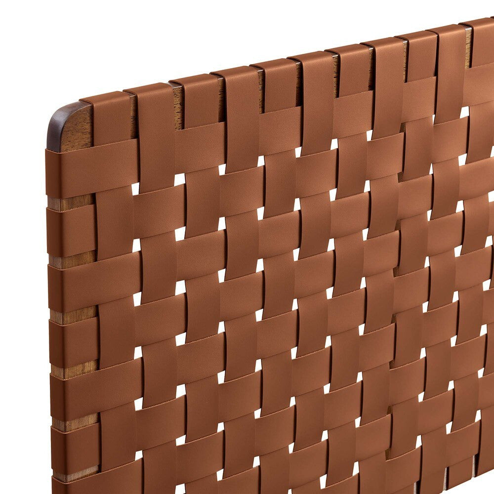 MOD-7126 Sparta Weave Wall-Mount Vegan Leather King Headboard by Modway