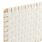 MOD-7124 Sparta Weave Wall-Mount Vegan Leather Queen Headboard by Modway