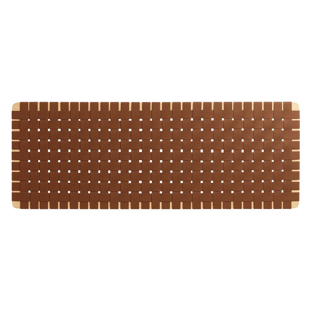 MOD-7124 Sparta Weave Wall-Mount Vegan Leather Queen Headboard by Modway