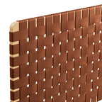 MOD-7124 Sparta Weave Wall-Mount Vegan Leather Queen Headboard by Modway
