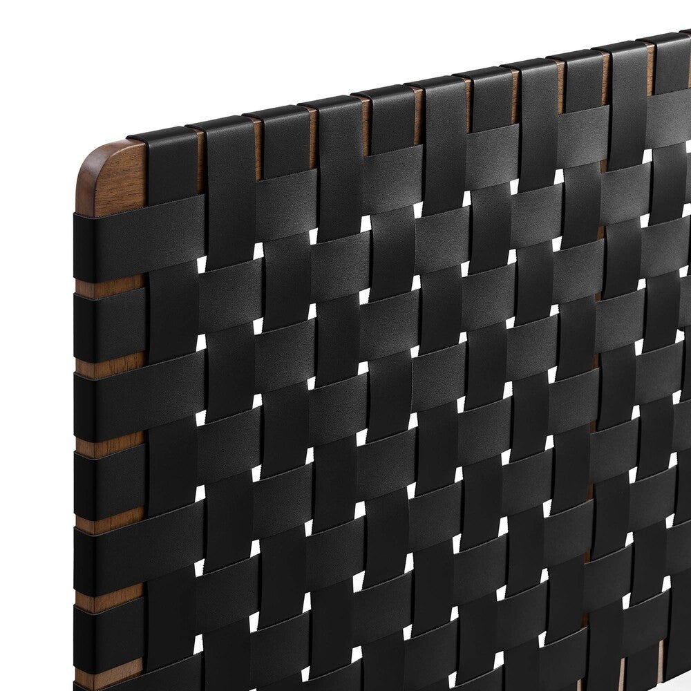 MOD-7124 Sparta Weave Wall-Mount Vegan Leather Queen Headboard by Modway