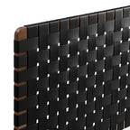 MOD-7124 Sparta Weave Wall-Mount Vegan Leather Queen Headboard by Modway