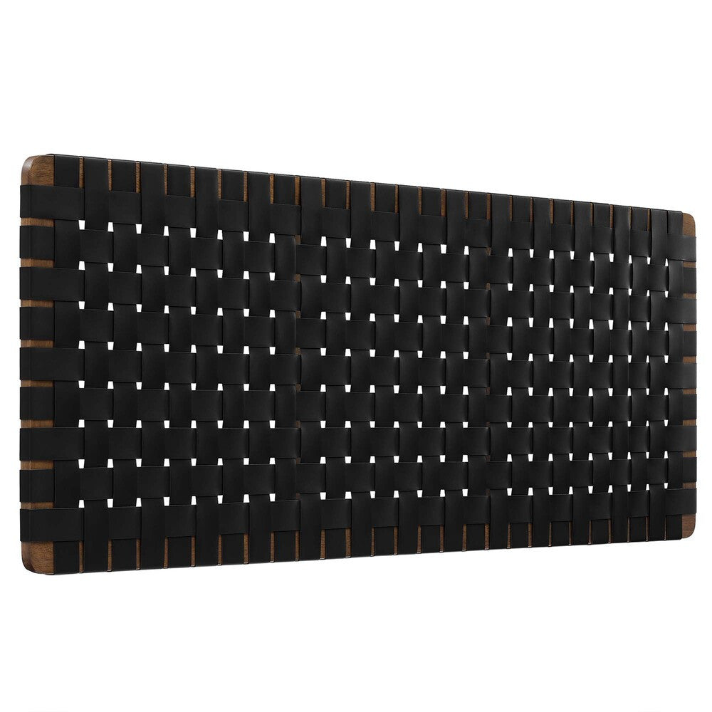 MOD-7124 Sparta Weave Wall-Mount Vegan Leather Queen Headboard by Modway