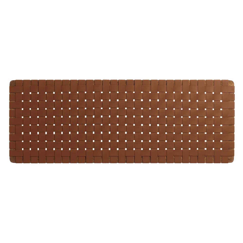 MOD-7124 Sparta Weave Wall-Mount Vegan Leather Queen Headboard by Modway