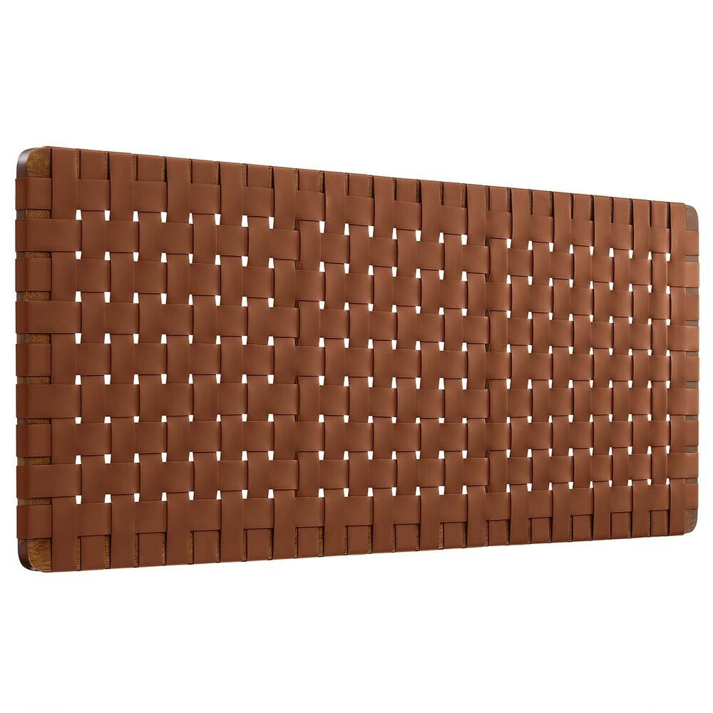 MOD-7124 Sparta Weave Wall-Mount Vegan Leather Queen Headboard by Modway