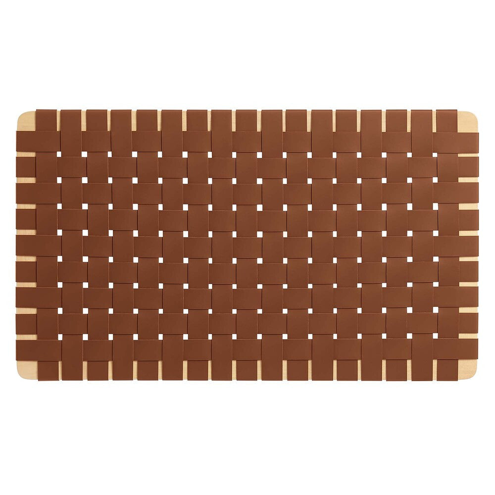 MOD-7120 Sparta Weave Wall-Mount Vegan Leather Twin Headboard by Modway