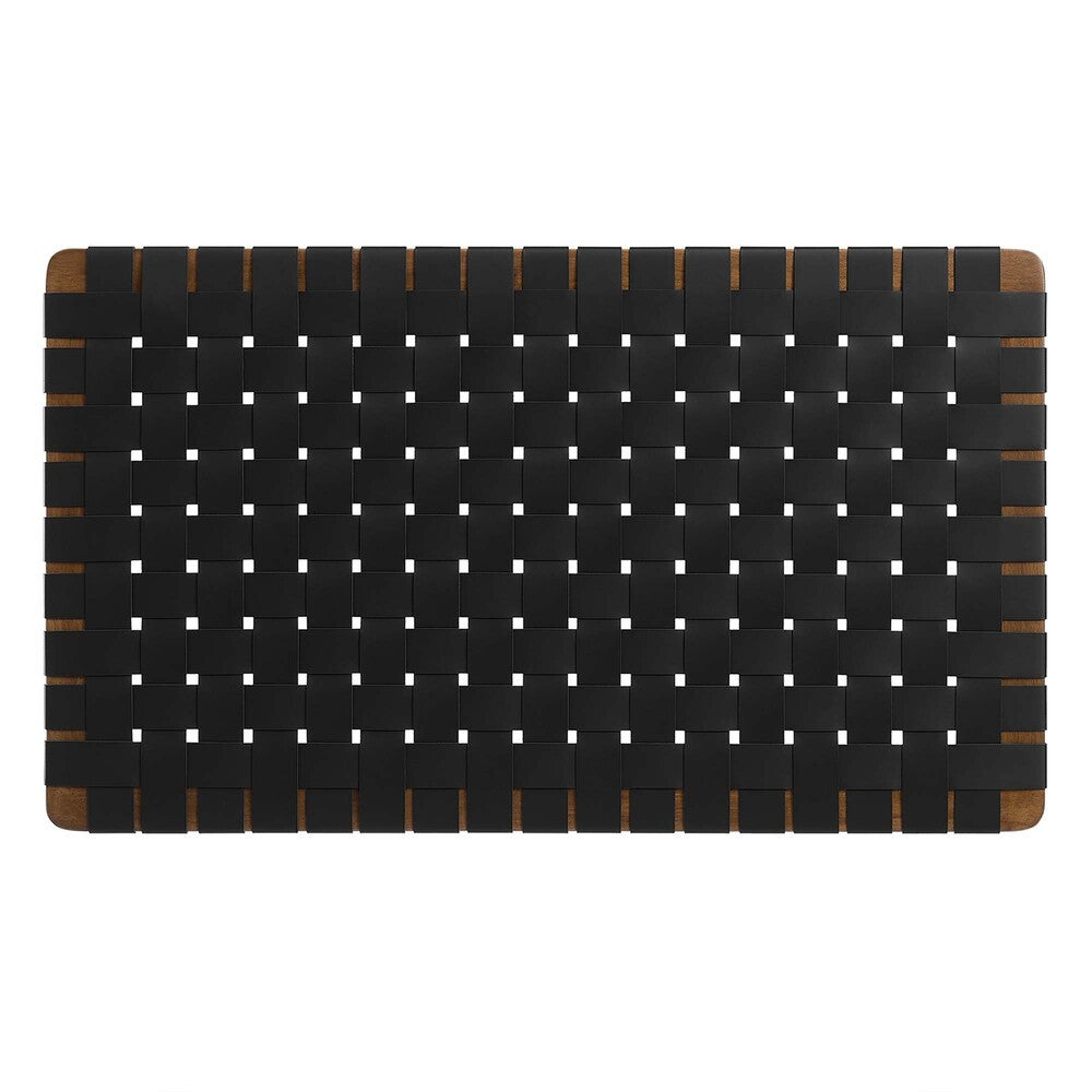 MOD-7120 Sparta Weave Wall-Mount Vegan Leather Twin Headboard by Modway