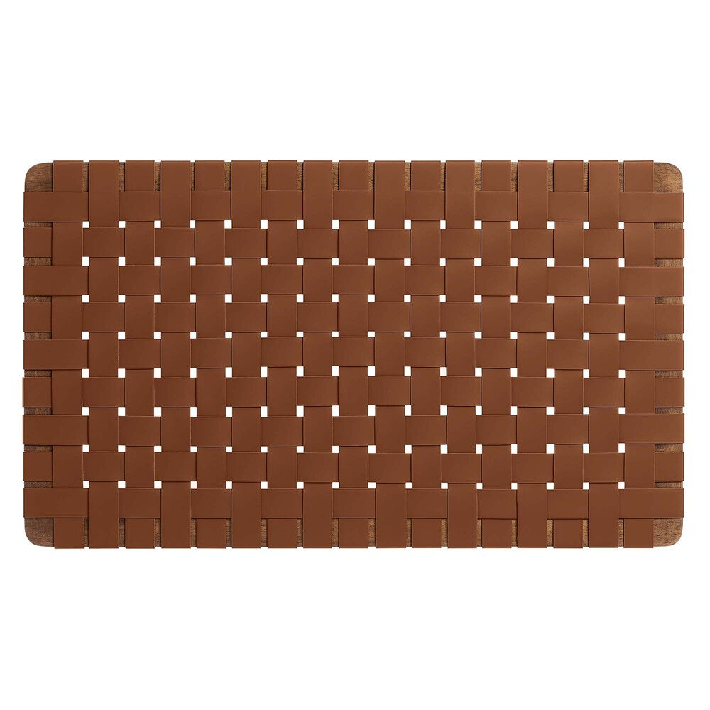 MOD-7120 Sparta Weave Wall-Mount Vegan Leather Twin Headboard by Modway