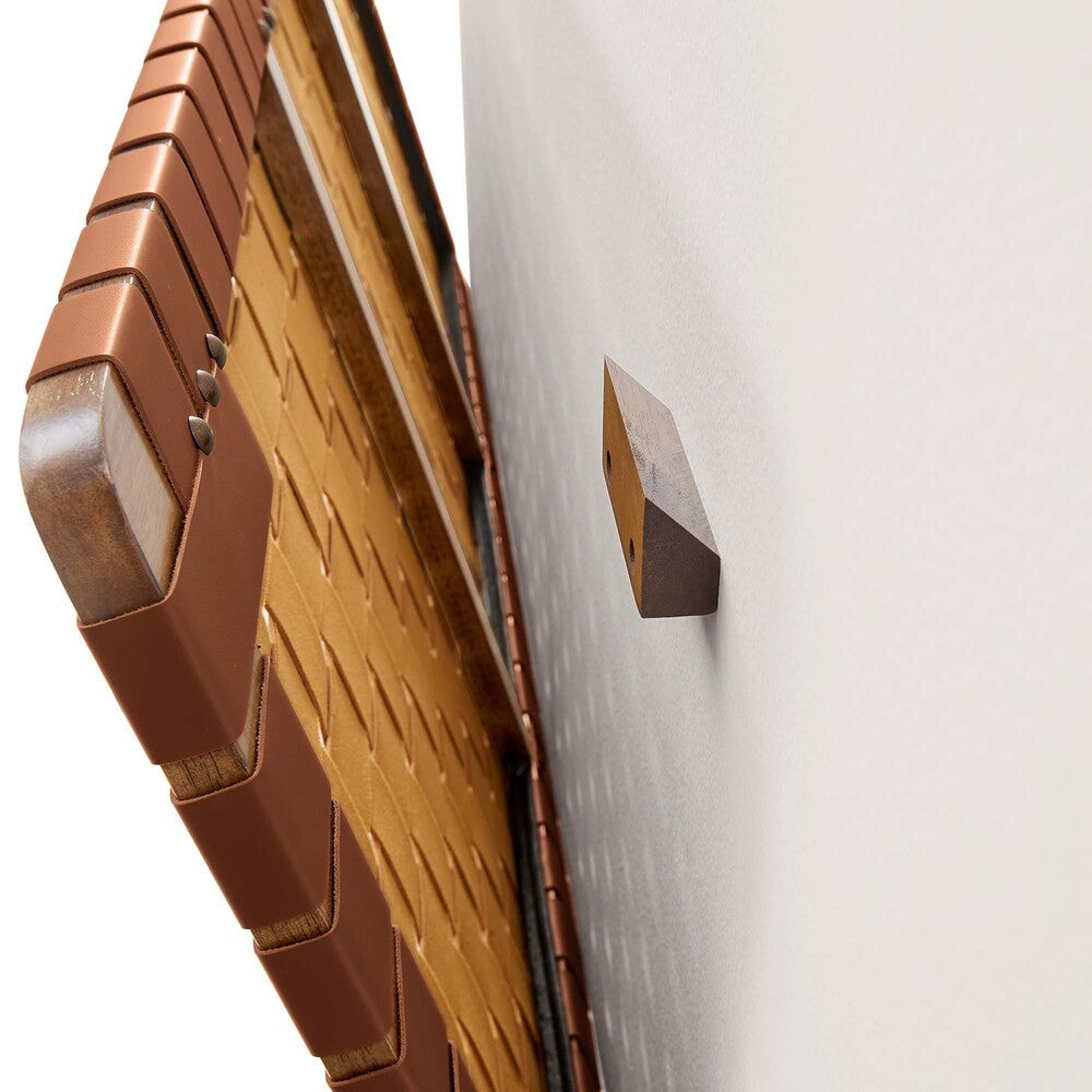 MOD-7120 Sparta Weave Wall-Mount Vegan Leather Twin Headboard by Modway
