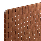 MOD-7120 Sparta Weave Wall-Mount Vegan Leather Twin Headboard by Modway