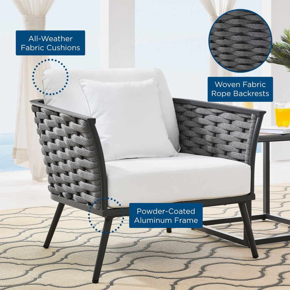 EEI-3054 Stance Outdoor Patio Aluminum Armchair by Modway