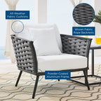 EEI-3054 Stance Outdoor Patio Aluminum Armchair by Modway