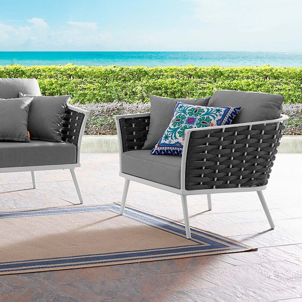 EEI-3054 Stance Outdoor Patio Aluminum Armchair by Modway
