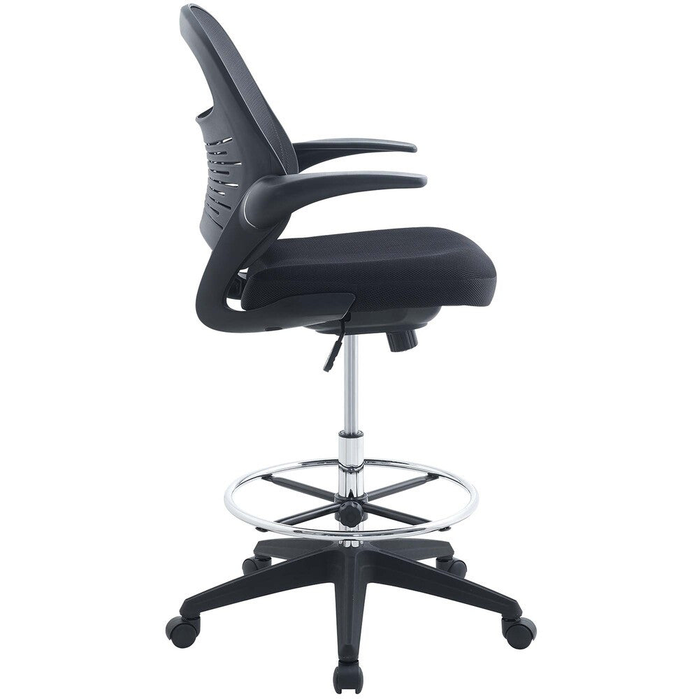 EEI-2290-BLK Stealth Drafting Chair by Modway