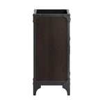 EEI-6126-BLK-WAL Steamforge 18" Bathroom Vanity Cabinet (Sink Basin Not Included) by Modway