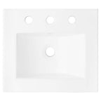 EEI-6411-WHI-BLK Steamforge 18" Bathroom Vanity by Modway