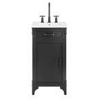 EEI-6411-WHI-BLK Steamforge 18" Bathroom Vanity by Modway