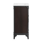 EEI-6411-WHI-BLK Steamforge 18" Bathroom Vanity by Modway