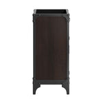 EEI-6412-BLK-BLK Steamforge 18" Bathroom Vanity by Modway
