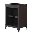 EEI-6127-BLK-WAL Steamforge 24" Bathroom Vanity Cabinet (Sink Basin Not Included) by Modway