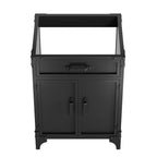 EEI-6127-BLK-WAL Steamforge 24" Bathroom Vanity Cabinet (Sink Basin Not Included) by Modway