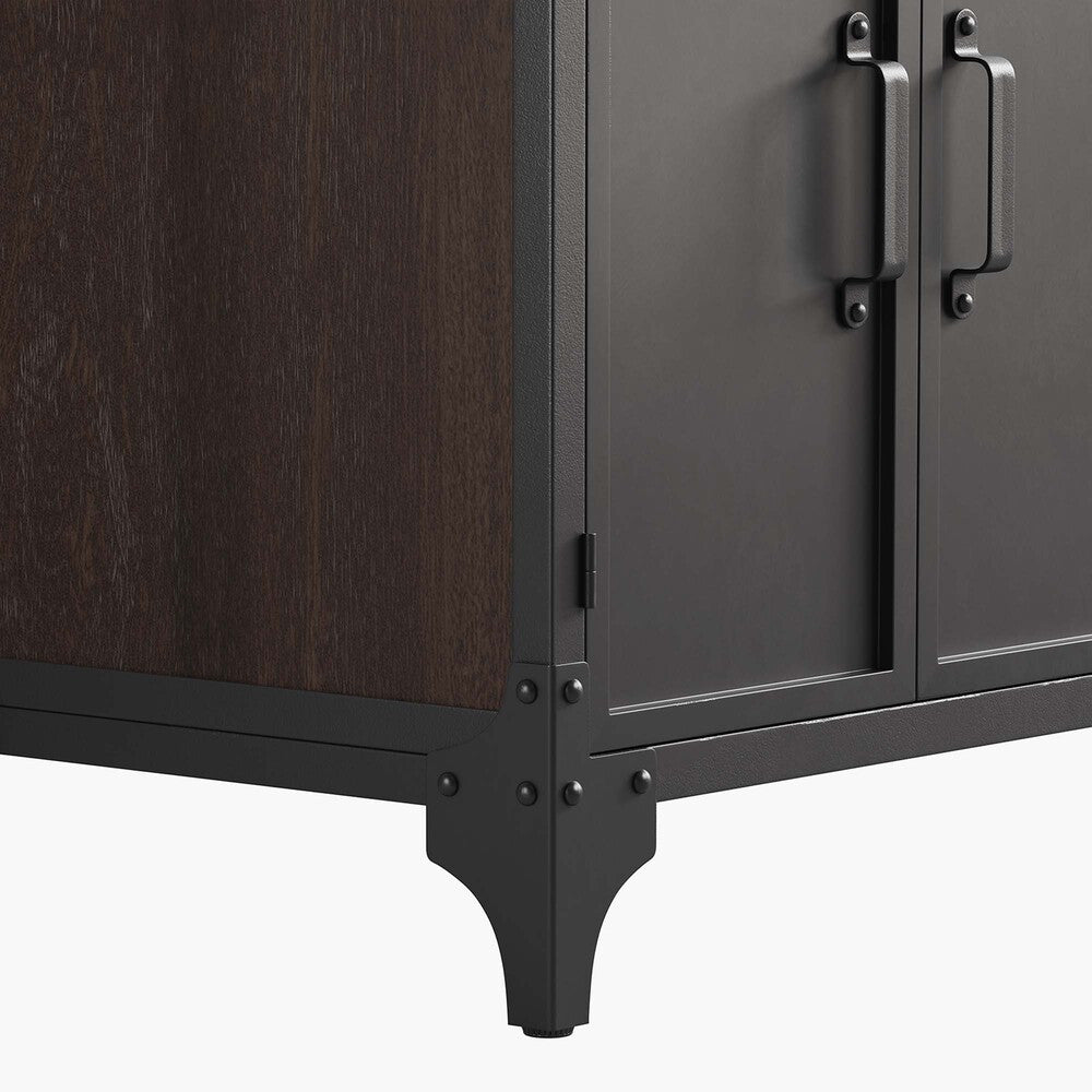 EEI-6127-BLK-WAL Steamforge 24" Bathroom Vanity Cabinet (Sink Basin Not Included) by Modway